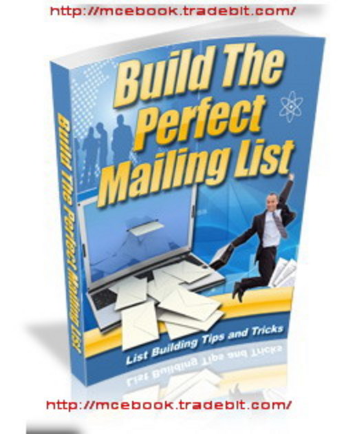 Product picture Build The Perfect Mailing List