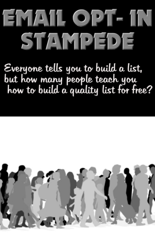 Product picture Email Opt In Stampede